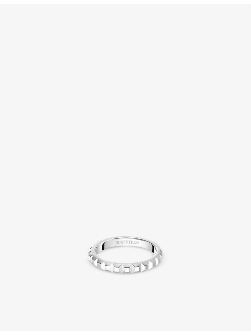 Boucheron Quatre Clou de Paris platinum ring, imported from the UK