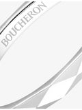 Boucheron Facette platinum wedding band - British product