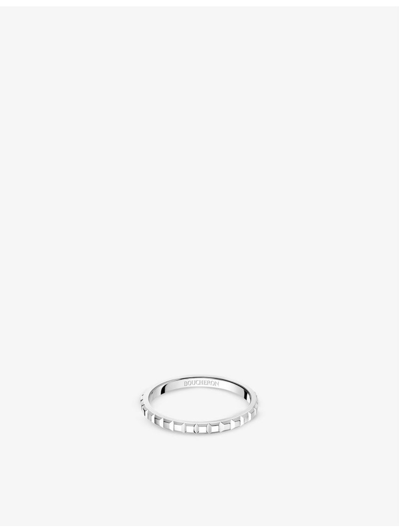 Boucheron Quatre Clou de Paris platinum ring, imported from the UK