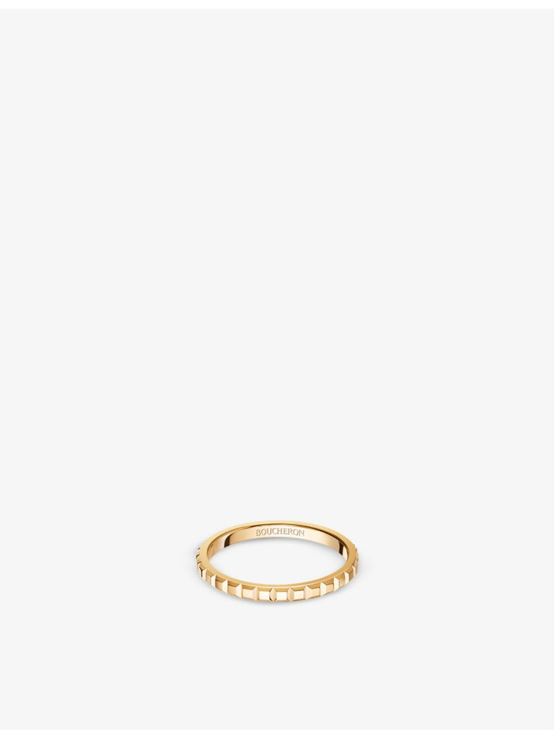 Boucheron Quatre Clou de Paris 18ct yellow gold ring, imported from the UK