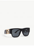 Versace VE4403 round-frame acetate sunglasses 57mm, imported from the UK
