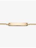 Monica Vinader Havana 18ct gold vermeil friendship bracelet, imported from the UK