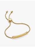 Monica Vinader Havana 18ct gold vermeil friendship bracelet, imported from the UK