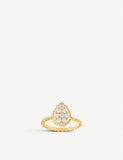 Boucheron Serpent Bohème 18ct gold diamond ring, UK version