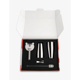 selfridges Alessi Il Bar Stainless Steel Cocktail Gift Set of Four- Buy online at McGrocer
