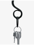 Alessi chrome-plated zamak key ring, imported from the UK