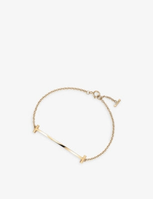 Tiffany & Co. T Smile 18ct Yellow-Gold Bracelet