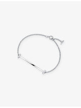 selfridges Tiffany & Co. T Smile 18ct White Gold Bracelet- Buy online at McGrocer