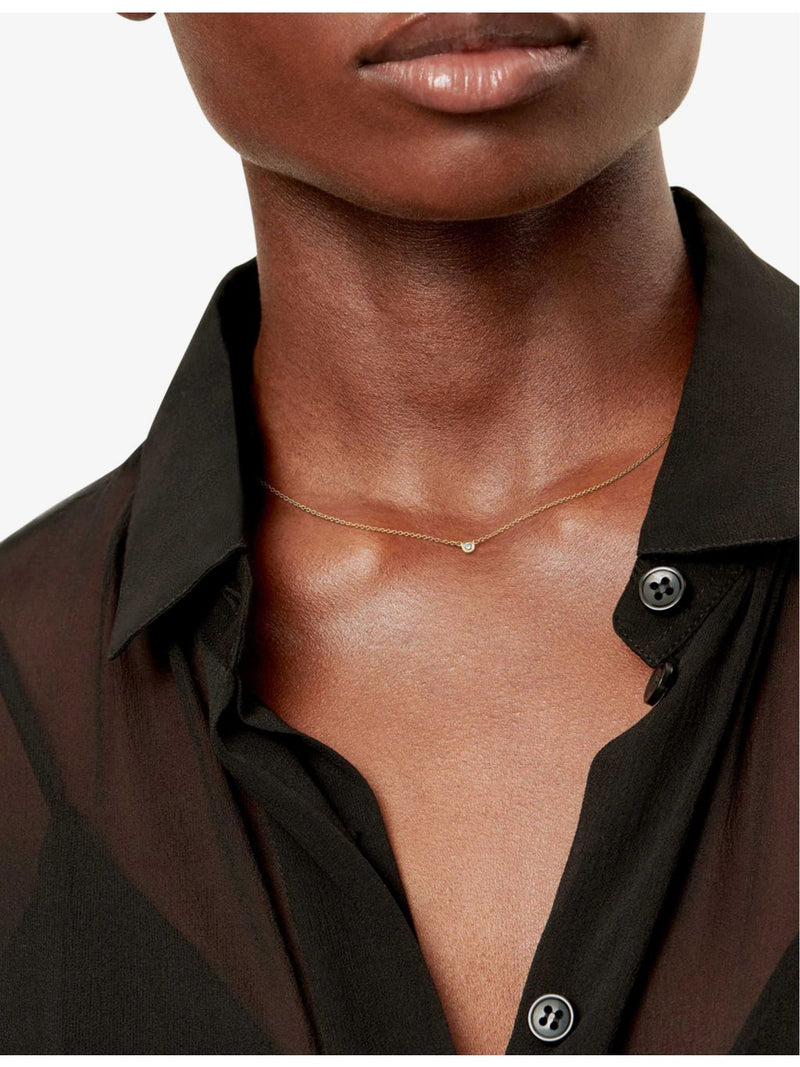 Tiffany & Co 18ct gold diamond necklace, imported from the UK