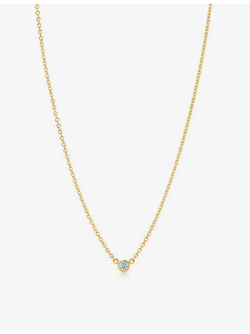 Tiffany & Co 18ct gold diamond necklace, imported from the UK