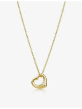 selfridges Tiffany & Co Elsa Peretti Open Heart 18ct Gold Necklace- Buy online at McGrocer
