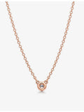 Tiffany & Co 18ct rose gold diamond pendant - British product