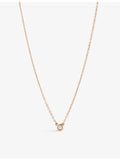 Tiffany & Co 18ct rose gold diamond pendant - British product