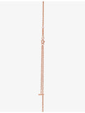 Tiffany T Smile rose-gold diamond necklace - British product