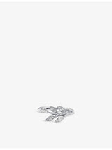 selfridges Tiffany Victoria Vine Diamond and Platinum Ring- Buy online at McGrocer