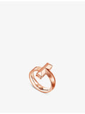 Tiffany T1 wide 18ct rose-gold ring, 4.5mm (British brand)