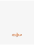 Tiffany T1 narrow 18ct rose-gold ring, imported from the UK
