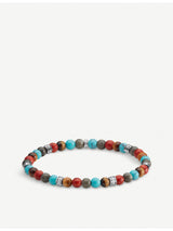 selfridges Thomas Sabo Lucky Charms Sterling-Silver and Marble Beaded Bracelet- Buy online at McGrocer
