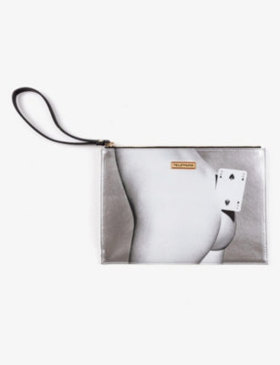 Toiletpaper Loves Seletti Two of Spades pouch bag, imported from the UK