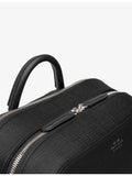 Smythson Panama zip-around leather backpack, imported from the UK