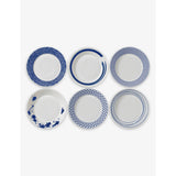 selfridges Royal Doulton Pacific Lines Porcelain Pasta Bowls Set of Six- Buy online at McGrocer
