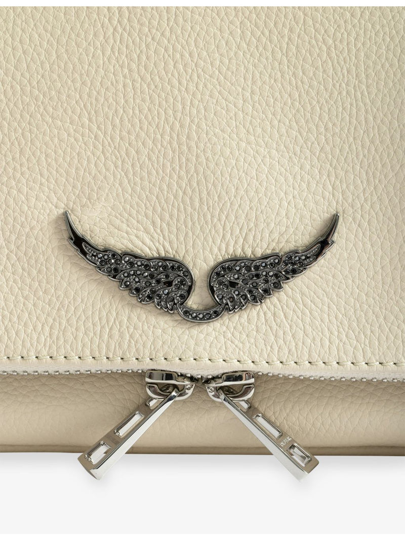 Zadig & Voltaire rock leather clutch bag, UK version
