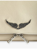 Zadig & Voltaire rock leather clutch bag, UK version