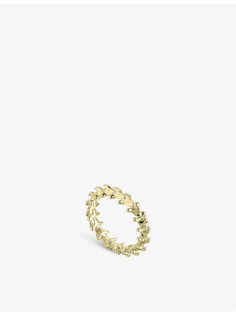 Shaun Leane yellow gold vermeil band ring 5mm - British product