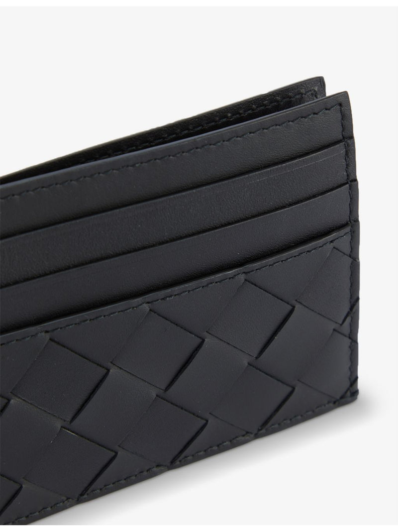 Bottega Veneta double-faced woven leather card holder 11cm - British product