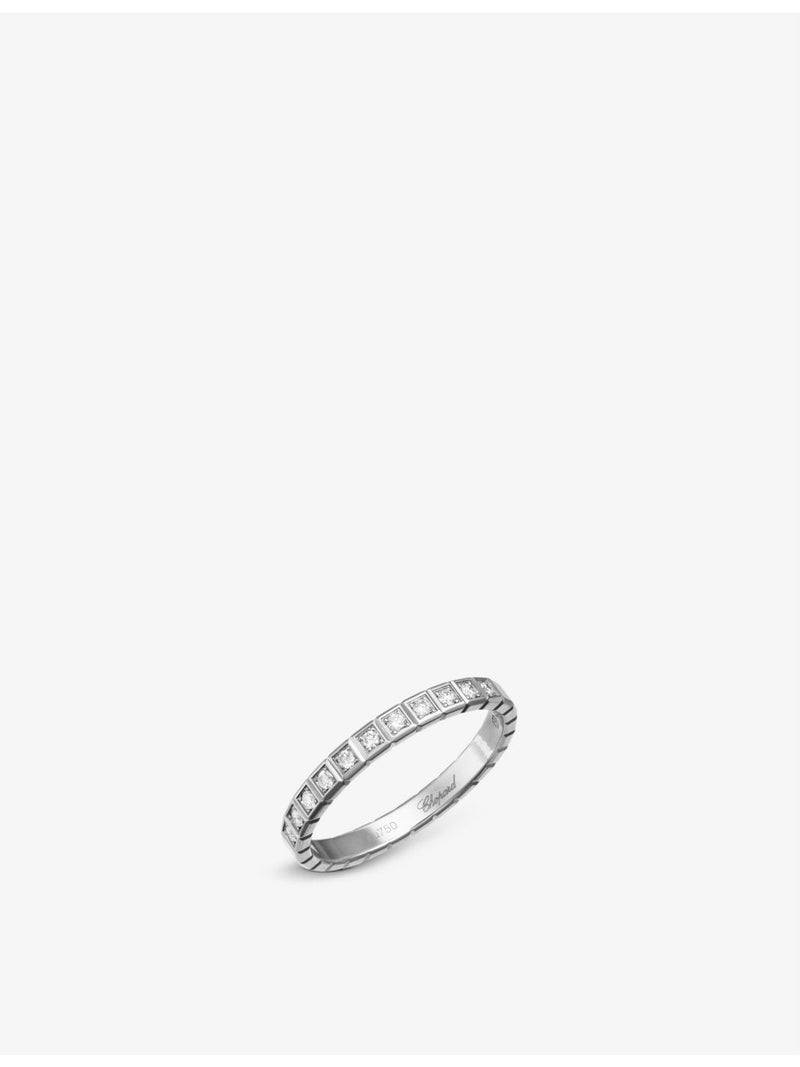 Chopard Ice Cube 18ct white-gold diamond ring, imported from the UK