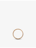 Chopard Ice Cube 18ct rose gold diamond ring, UK version