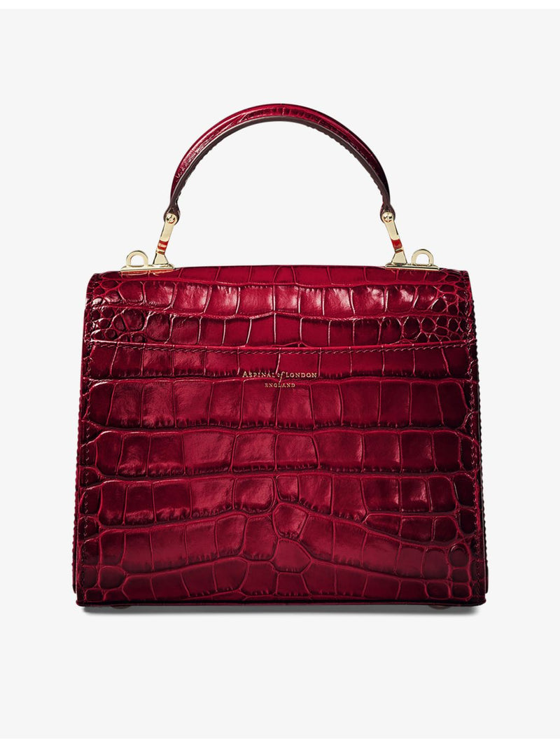 Aspinal of London Mayfair midi leather top-handle bag - British product