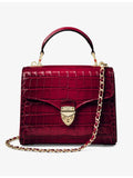 Aspinal of London Mayfair midi leather top-handle bag - British product