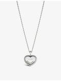 Chopard Happy Diamonds white gold pendant necklace, 0.73ct, imported from the UK