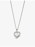 Chopard Happy Diamonds white gold pendant necklace, 0.73ct, imported from the UK