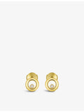 Chopard Happy Diamonds 18ct yellow gold earrings - British product