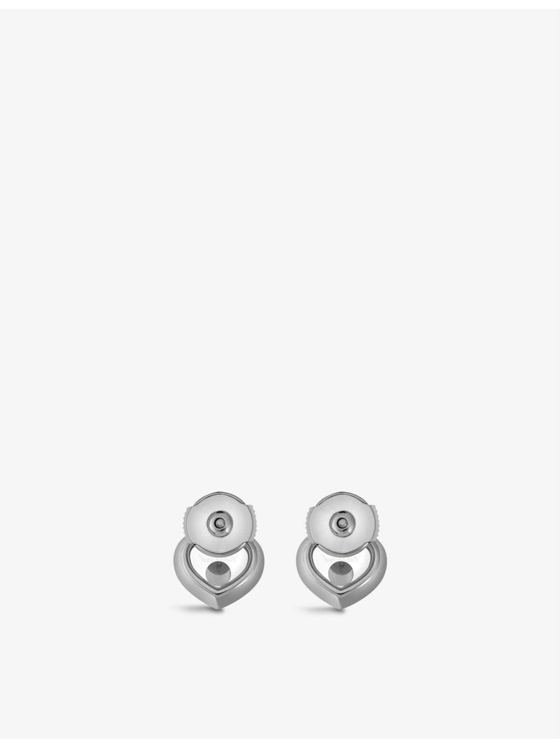Chopard Happy Diamonds 18ct white gold diamond earrings - British product