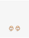 Chopard Happy Diamonds rose gold earrings 0.10ct, imported from the UK