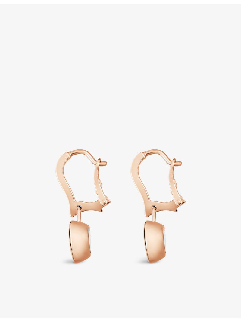Chopard rose-gold diamond earrings 0.10ct, imported from the UK