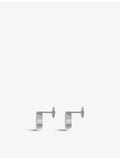 Chopard 18ct white-gold diamond earrings 0.30ct - British product