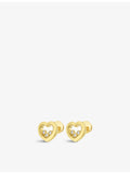 Chopard Happy Diamonds 18ct yellow gold diamond earrings (British brand)
