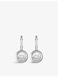 Chopard 18ct white gold diamond drop earrings 0.30ct, imported from the UK