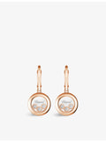 Chopard rose-gold Happy Diamonds earrings 0.30ct, imported from the UK