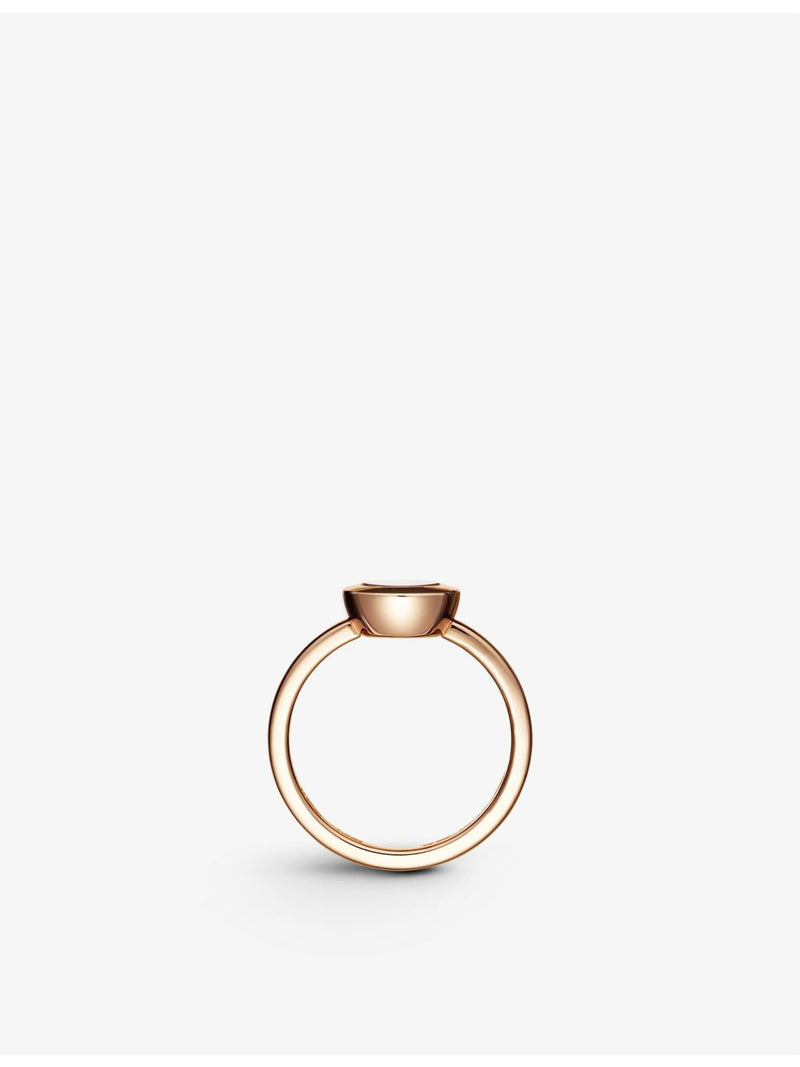 Chopard diamond ring 18ct rose gold 0.05ct (British brand)
