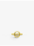 Chopard Happy Diamonds ring 18ct yellow gold 0.15ct diamond (British brand)