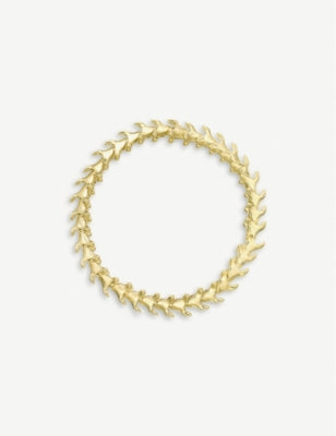 Shaune Leane Serpent Trace Yellow-Gold Vermeil Bracelet