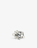 Shaun Leane Cherry Blossom Sterling Silver, Pearl and Diamond Ring