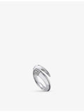 Shaun Leane Tusk ring in sterling silver and diamond (British brand)