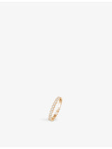 selfridges Chaumet Bee de Chaumet 18ct Rose-Gold 0.43ct Diamond Ring- Buy online at McGrocer