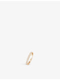 Chaumet Bee de Chaumet diamond ring 18ct rose gold 0.43ct (British brand)